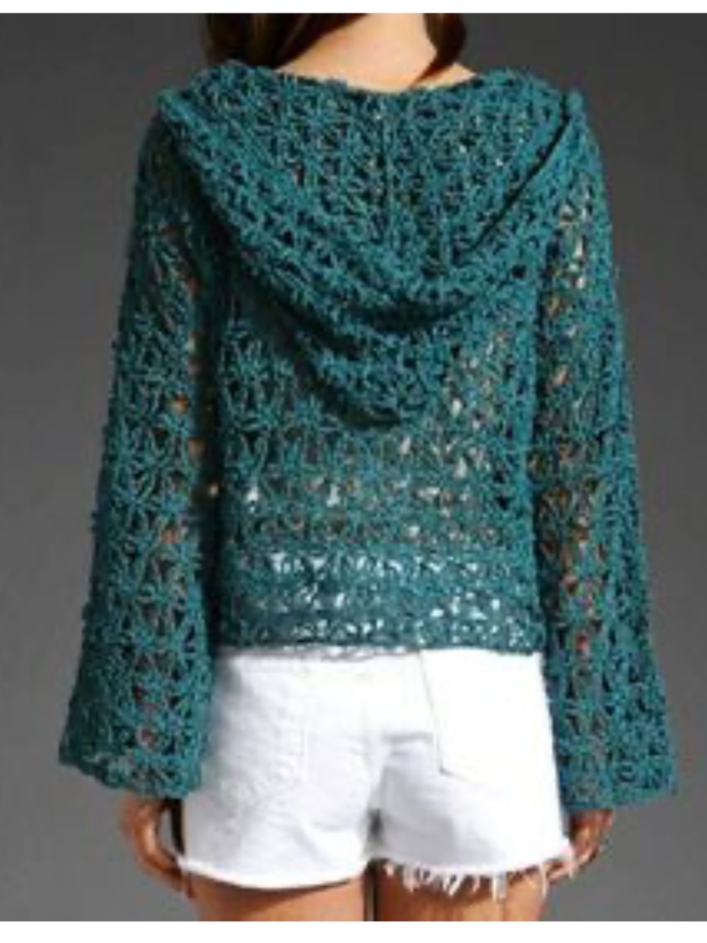 Free People sweater pullover hoodie crochet